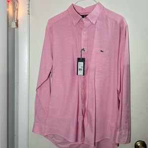 Vineyard Vines Pink button down up size XL new with tags